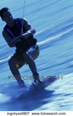 sports, water sports, waterskiing View Large Photo Image Stock Photo - sports, water sports, waterskiing. Fotosearch