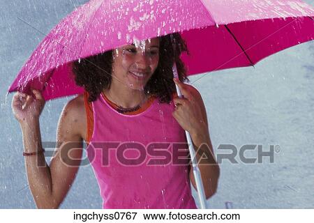 water, woman, curly, African, high View Large Photo Image Stock Photo - water, woman, curly, African, high. Fotosearch