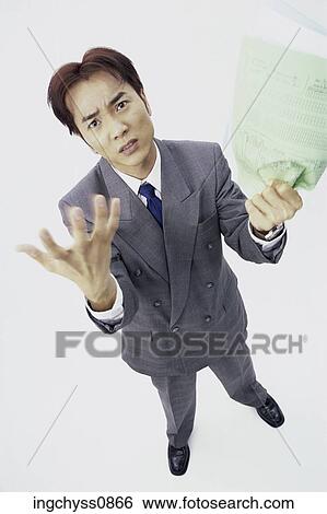 white, gesture, businessman, front, hold, indoors View Large Photo Image Stock Photograph - white, gesture, businessman, front, hold, indoors. Fotosearch