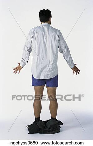 white, rear view, studio, caught, Caucasian View Large Photo Image Stock Image - white, rear view, studio, caught, Caucasian. Fotosearch
