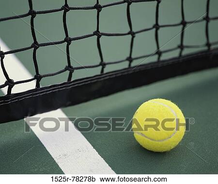 ball, tennis, equipment, sports, net, court View Large Photo Image Stock Image - ball, tennis, equipment, sports, net, court. Fotosearch