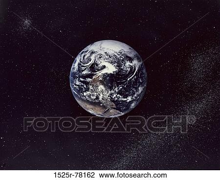 Earth From Apollo 17 Spacecraft (Stars Added) View Large Photo Image Stock Image - Earth From Apollo 17 Spacecraft (Stars Added). Fotosearch