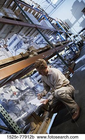 Stock Image - industry, warehouse, inventory. Fotosearch