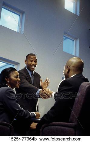 Stock Image - meeting, group, conference, business, businesspeople. Fotosearch