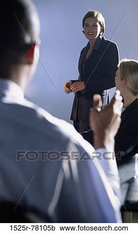 meeting, group, presentation, business View Large Photo Image Stock Image - meeting, group, presentation, business. Fotosearch