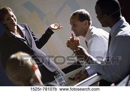 Stock Image - meeting, group, presentation, business. Fotosearch