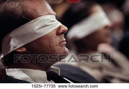 multiethnic, blindfold, business, frightened, unknown, blind View Large Photo Image Stock Photography - multiethnic, blindfold, business, frightened, unknown, blind. Fotosearch