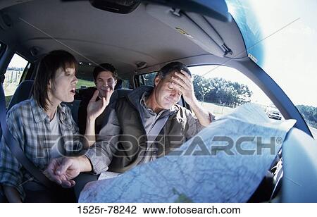 Stock Image - people, lost, argue, disagree, automobile, disagreement, disagreeing. Fotosearch