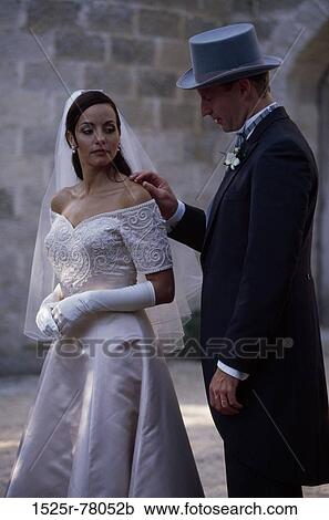 Stock Image - people, wedding, marriage, married. Fotosearch