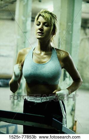 running, woman, concentrating, health, sports, exercise, blond View Large Photo Image Stock Image - running, woman, concentrating, health, sports, exercise, blond. Fotosearch