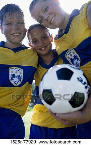 smiling, ball, outdoors, sports, posing, teens, team View Large Photo Image Stock Photo - smiling, ball, outdoors, sports, posing, teens, team. Fotosearch