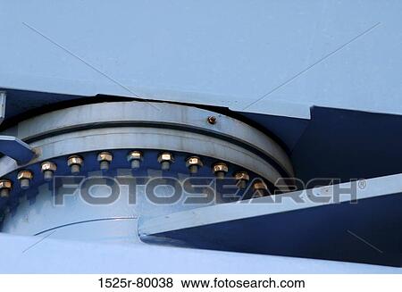 Close-up of a bolted metal column View Large Photo Image Stock Photo - Close-up of a bolted metal column. Fotosearch