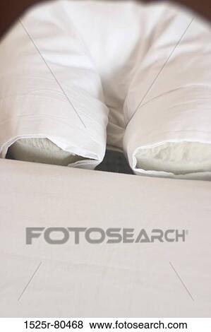 Close-up of a pillow on a massage table View Large Photo Image Stock Photo - Close-up of a pillow on a massage table. Fotosearch