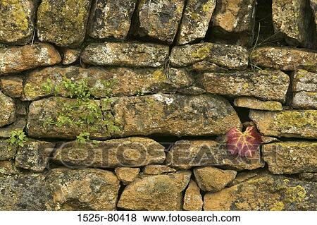 Stock Photo - Close-up of a stone wall. Fotosearch