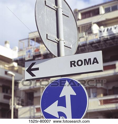 Close-up of a street name sign board View Large Photo Image Stock Photo - Close-up of a street name sign board. Fotosearch