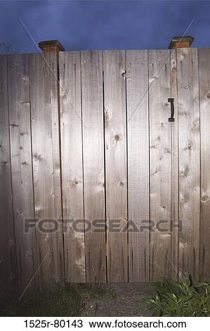 Close-up of a wooden gate View Large Photo Image Stock Image - Close-up of a wooden gate. Fotosearch
