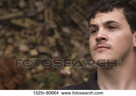 Picture - Close-up of a young man. Fotosearch
