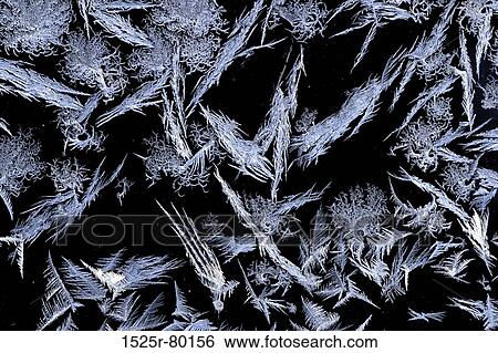 Close-up of frost patterns View Large Photo Image Stock Photograph - Close-up of frost patterns. Fotosearch