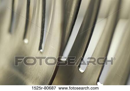 Close-up of two forks View Large Photo Image Stock Photo - Close-up of two forks. Fotosearch