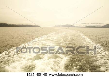 Close-up of wake in the sea View Large Photo Image Stock Image - Close-up of wake in the sea. Fotosearch