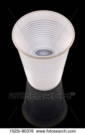 Stock Photograph - High angle view of a glass of water. Fotosearch