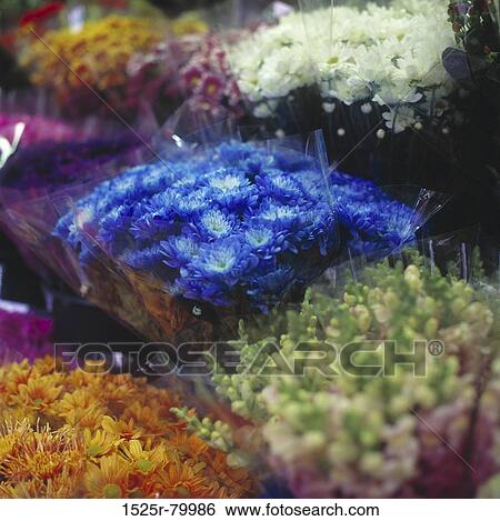High angle view of bouquets in a flower shop View Large Photo Image Stock Photograph - High angle view of bouquets in a flower shop. Fotosearch