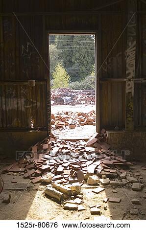 Interior of a dilapidated building View Large Photo Image Stock Photograph - Interior of a dilapidated building. Fotosearch