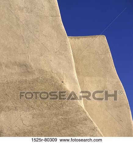 Low angle view of adobe walls View Large Photo Image Stock Photo - Low angle view of adobe walls. Fotosearch