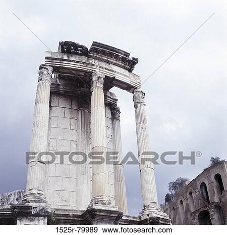 Low angle view of the ruins of a building View Large Photo Image Stock Photo - Low angle view of the ruins of a building. Fotosearch