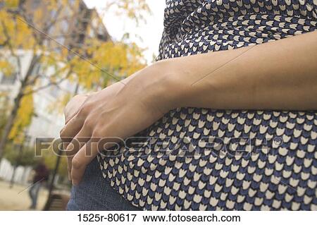Stock Photo - Mid section view of a woman. Fotosearch