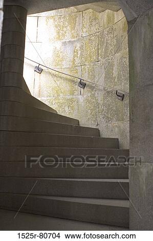 Picture - Staircase in a house. Fotosearch