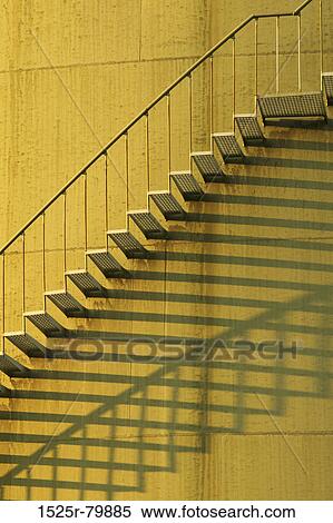 Stock Photography - Steps on a storage tank. Fotosearch