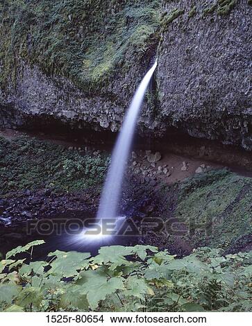 Water falling from rocks View Large Photo Image Picture - Water falling from rocks. Fotosearch