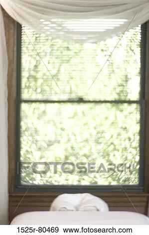Window of a massage room View Large Photo Image Stock Photo - Window of a massage room. Fotosearch