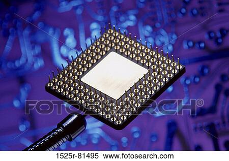 Close-up of a computer chip with a circuit board in the background View Large Photo Image Stock Photography - Close-up of a computer chip with a circuit board in the background. Fotosearch
