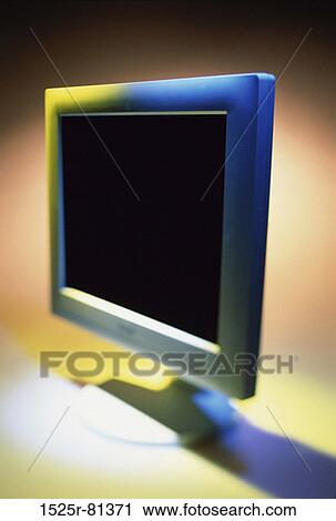 Close-up of a computer monitor View Large Photo Image Stock Image - Close-up of a computer monitor. Fotosearch