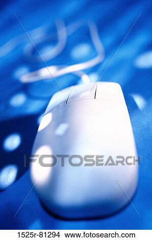 Picture - Close-up of a computer mouse. Fotosearch