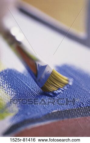 Close-up of a paintbrush View Large Photo Image Stock Photograph - Close-up of a paintbrush. Fotosearch