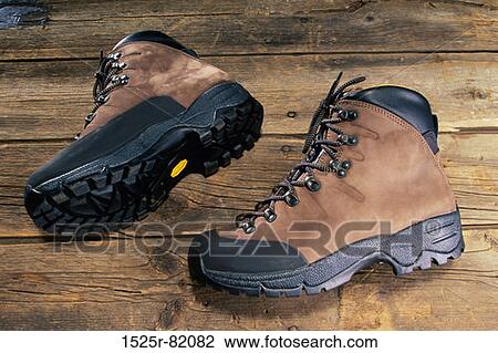 Close-up of a pair of hiking boots View Large Photo Image Stock Image - Close-up of a pair of hiking boots. Fotosearch