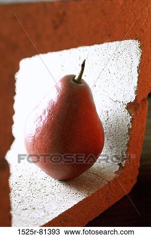 Stock Image - Close-up of a pear. Fotosearch