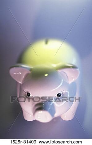 Close-up of a piggy bank View Large Photo Image Stock Photo - Close-up of a piggy bank. Fotosearch