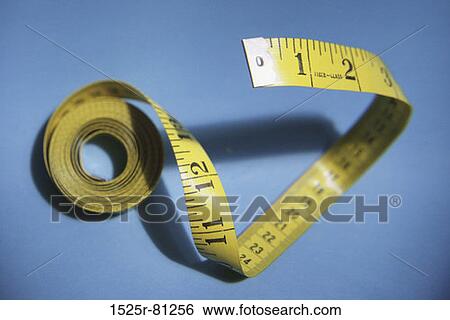 Stock Photograph - Close-up of a tape measure. Fotosearch