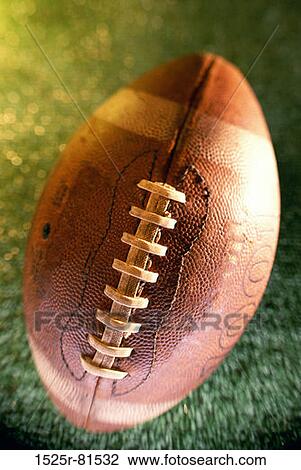 Close-up of an American football View Large Photo Image Stock Image - Close-up of an American football. Fotosearch