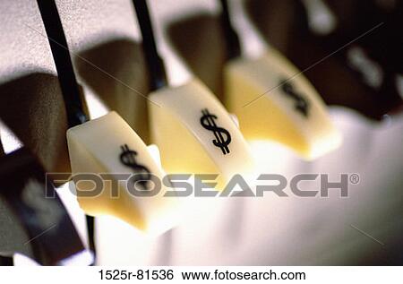 Close-up of buttons with the dollar sign View Large Photo Image Stock Photograph - Close-up of buttons with the dollar sign. Fotosearch
