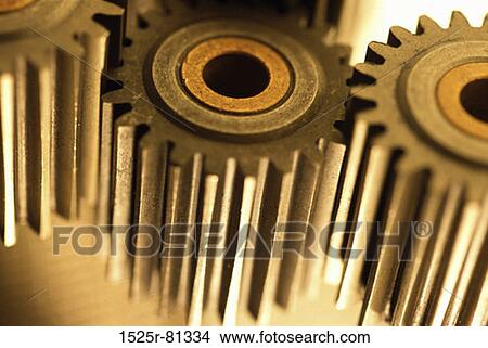 Close-up of gears View Large Photo Image Picture - Close-up of gears. Fotosearch
