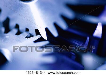 Picture - Close-up of gears. Fotosearch