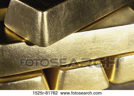 Close-up of gold bars View Large Photo Image Stock Image - Close-up of gold bars. Fotosearch