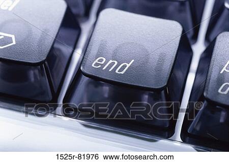 Close-up of the end key on a computer keyboard View Large Photo Image Stock Photograph - Close-up of the end key on a computer keyboard. Fotosearch