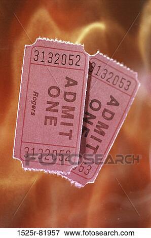Close-up of two opera ticket stubs View Large Photo Image Stock Photo - Close-up of two opera ticket stubs. Fotosearch