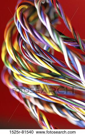 Stock Image - Close-up of wires. Fotosearch